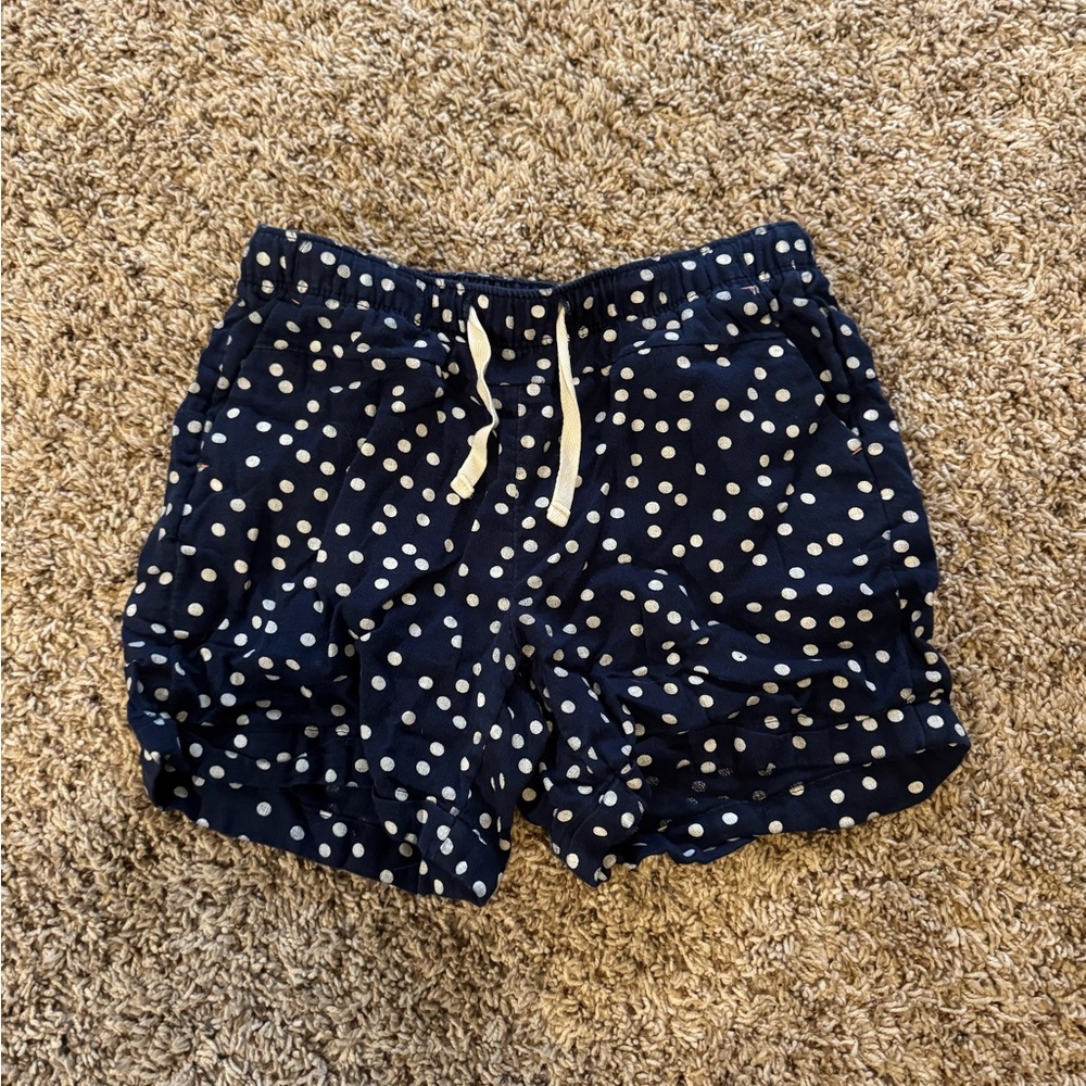 Faded Glory Blue and White Polka Dot Shorts